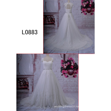 Luxury Lace Wedding Dress Ball Gown